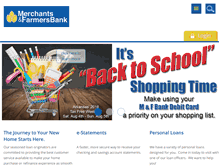 Tablet Screenshot of mfbanknet.com